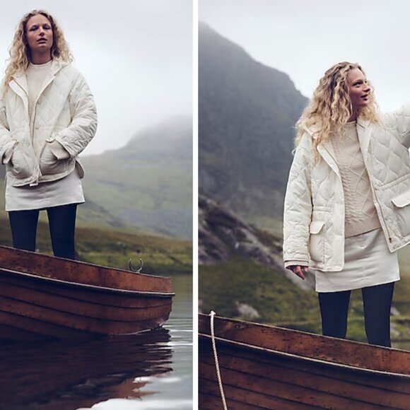 J.Crew Oslo puffer jacket with PrimaLoft® in White/Ivory - Picture 7 of 7